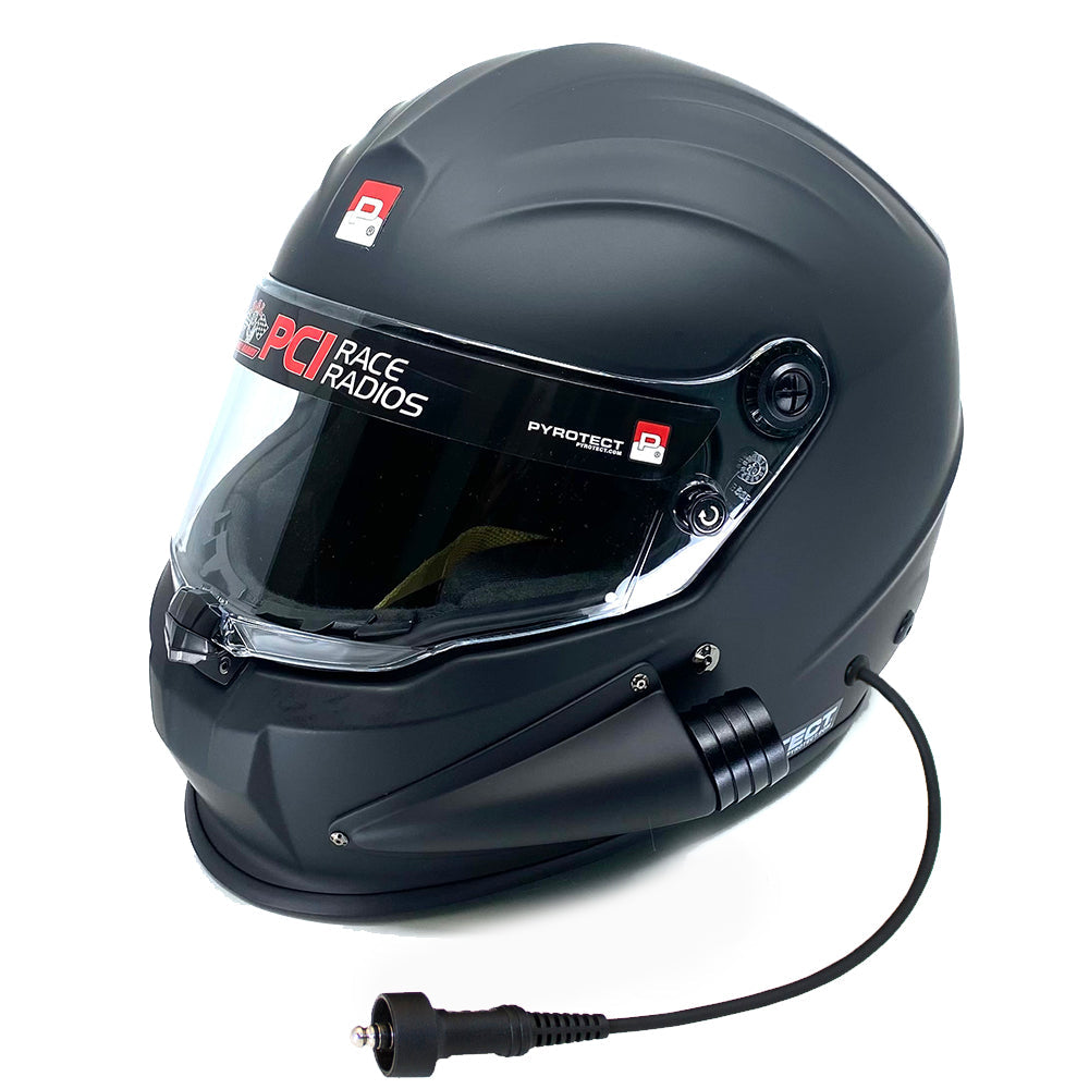 HJC CS-5N Open Face DOT Helmet - XSmall / Black / PCI Elite Wiring