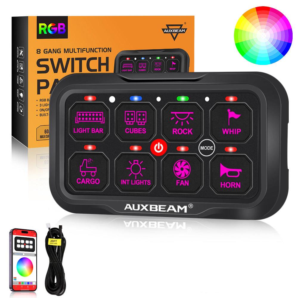 AUXBEAM AR-800 RGB Switch Panel, Off Road Lights Controller