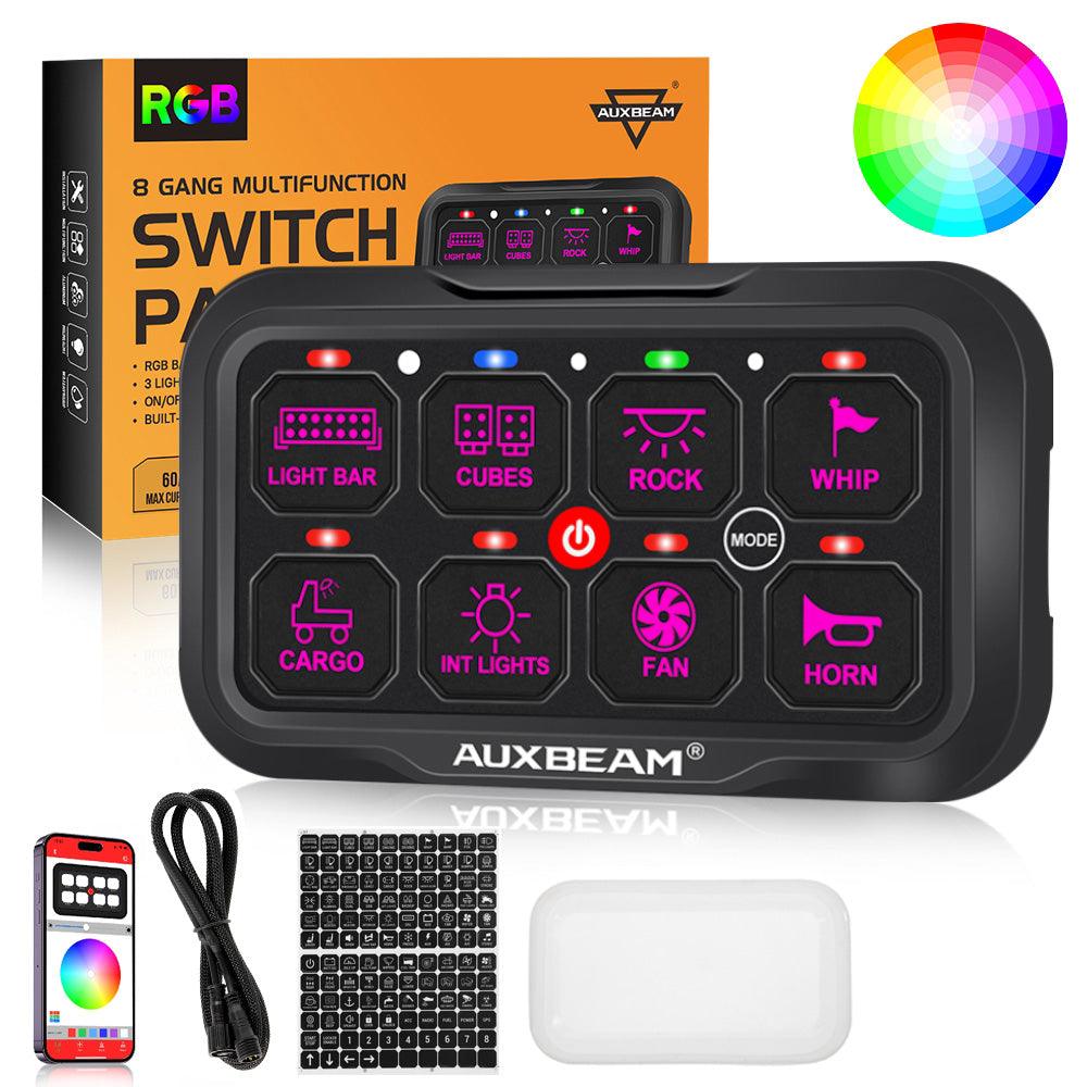 AUXBEAM AR-800 RGB Switch Panel, Off Road Lights Controller