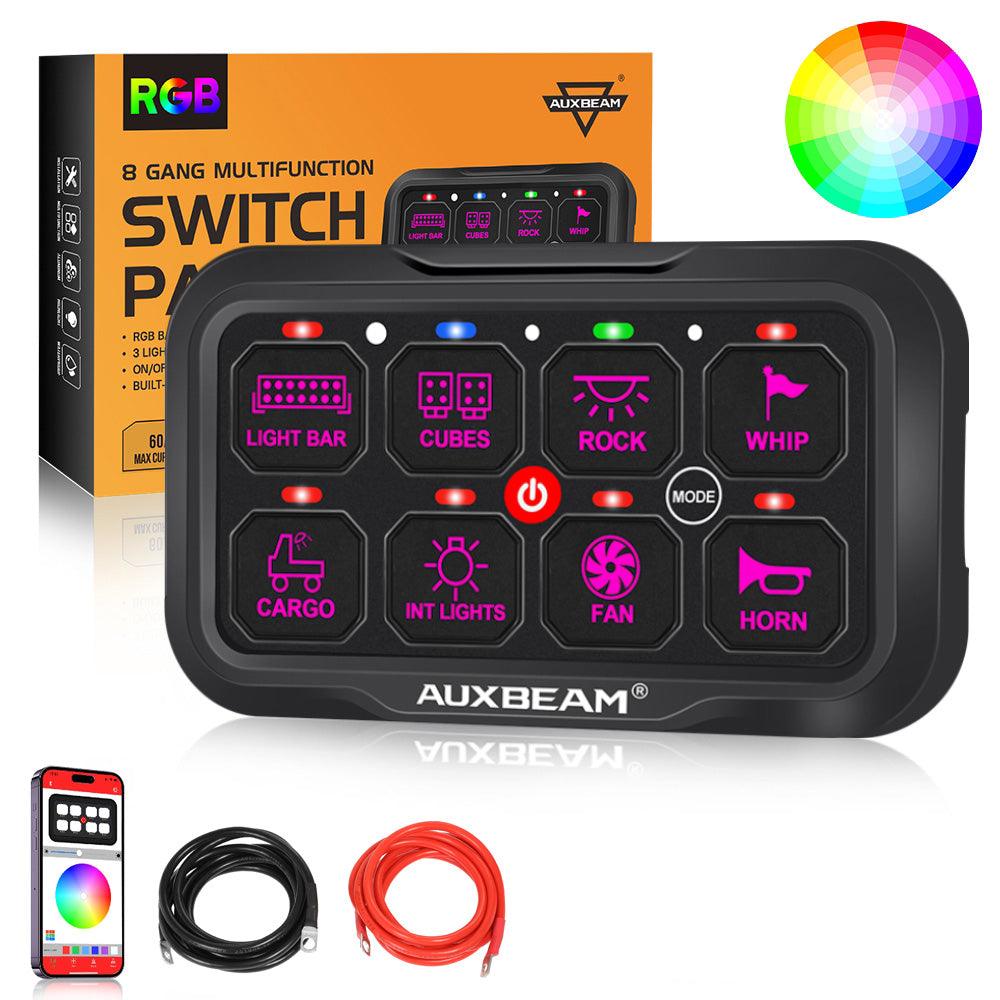 AUXBEAM AR-800 RGB Switch Panel, Off Road Lights Controller