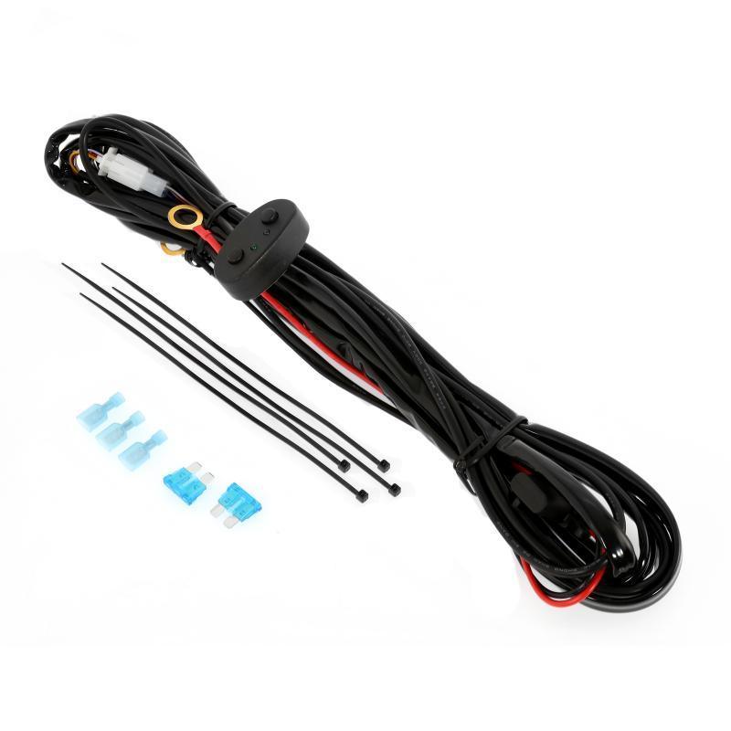 Wiring Harness 10FT, Customized for AUXBEAM 6 Modes LED Light Bar, 12V 40A Relay for Switching Between Different Modes