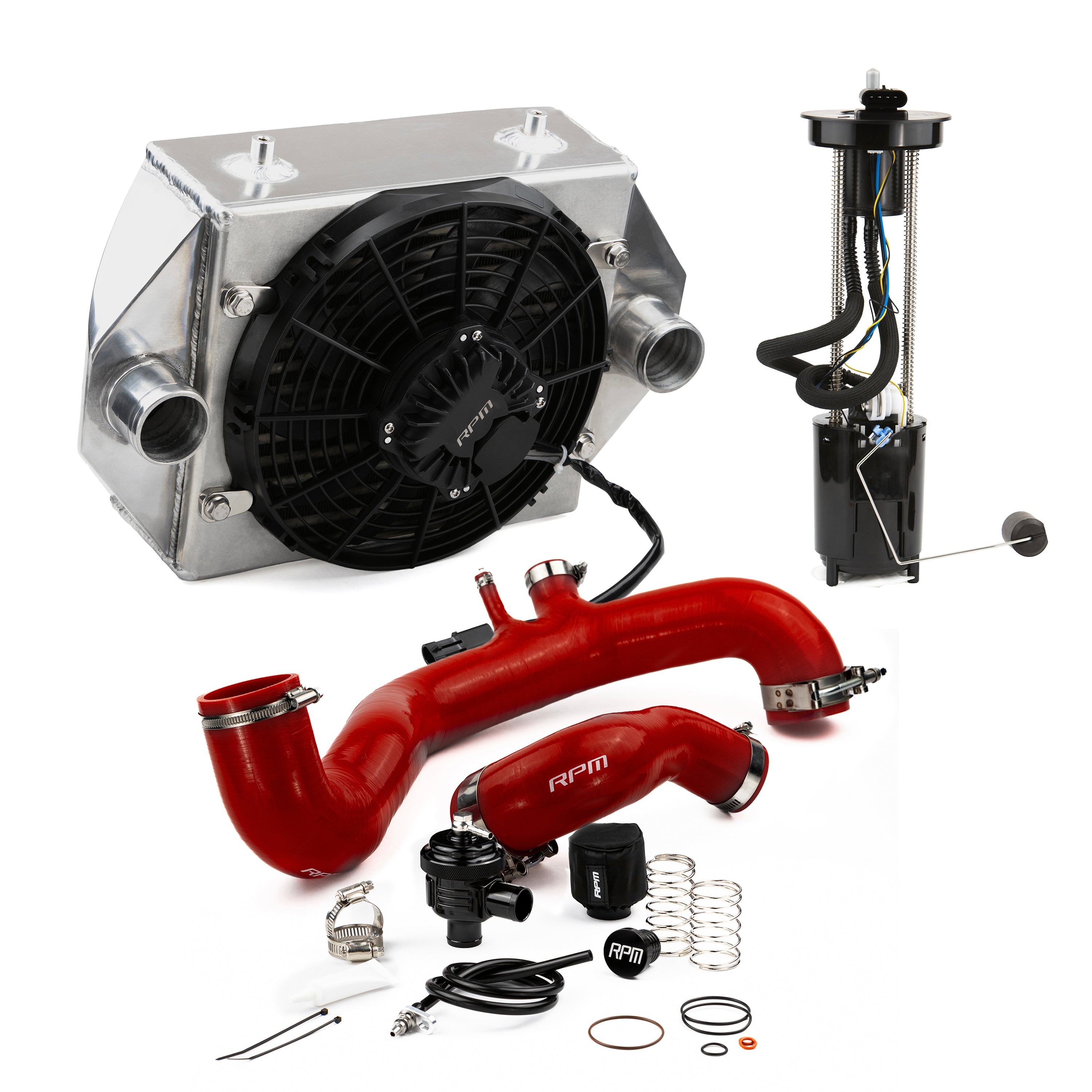 2017-2019 Can-Am X3 120HP to 170+HP Upgrade kit X3 Big Core Intercooler, Fuel Pump & Silicone
