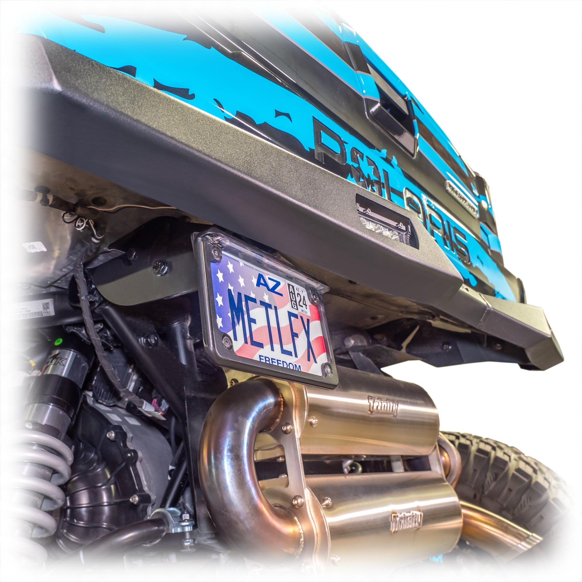 DRT Polaris 2024+ Xpedition Rear Bumper License Plate Bracket