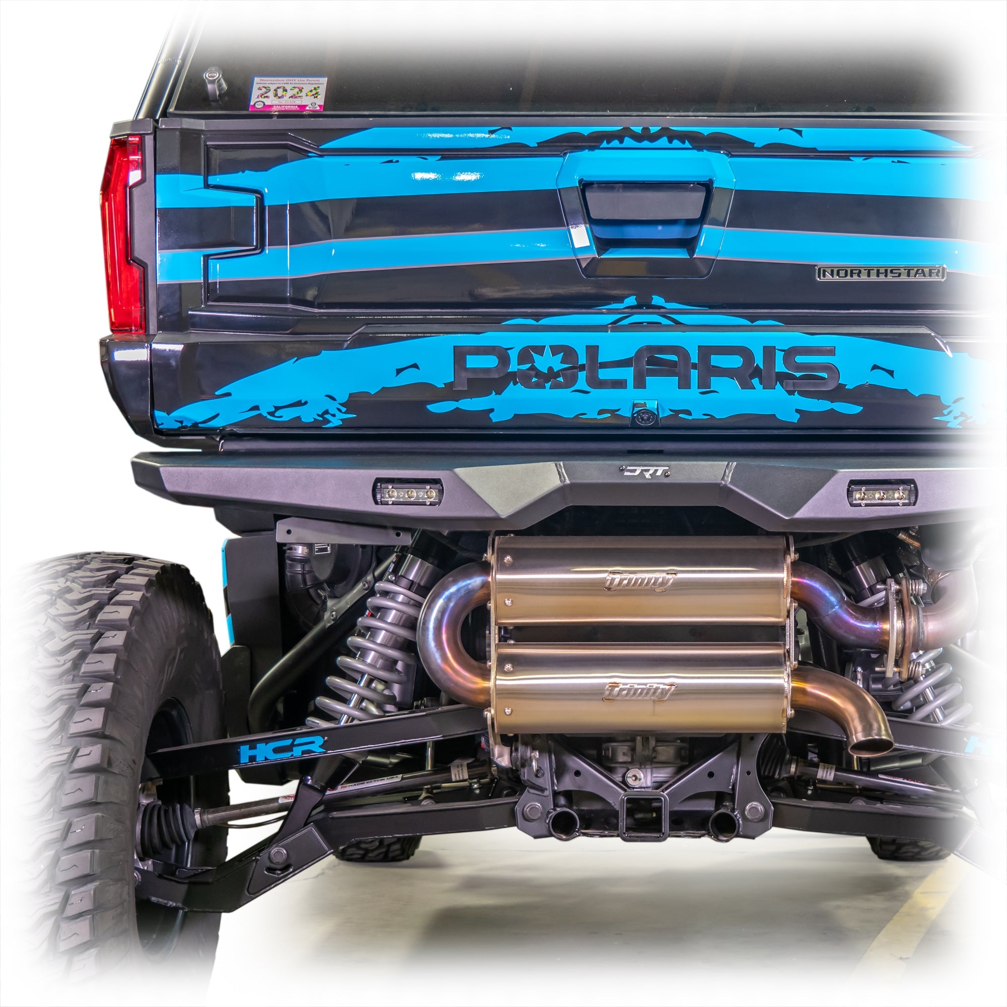 DRT Polaris 2024+ Xpedition Rear Bumper License Plate Bracket