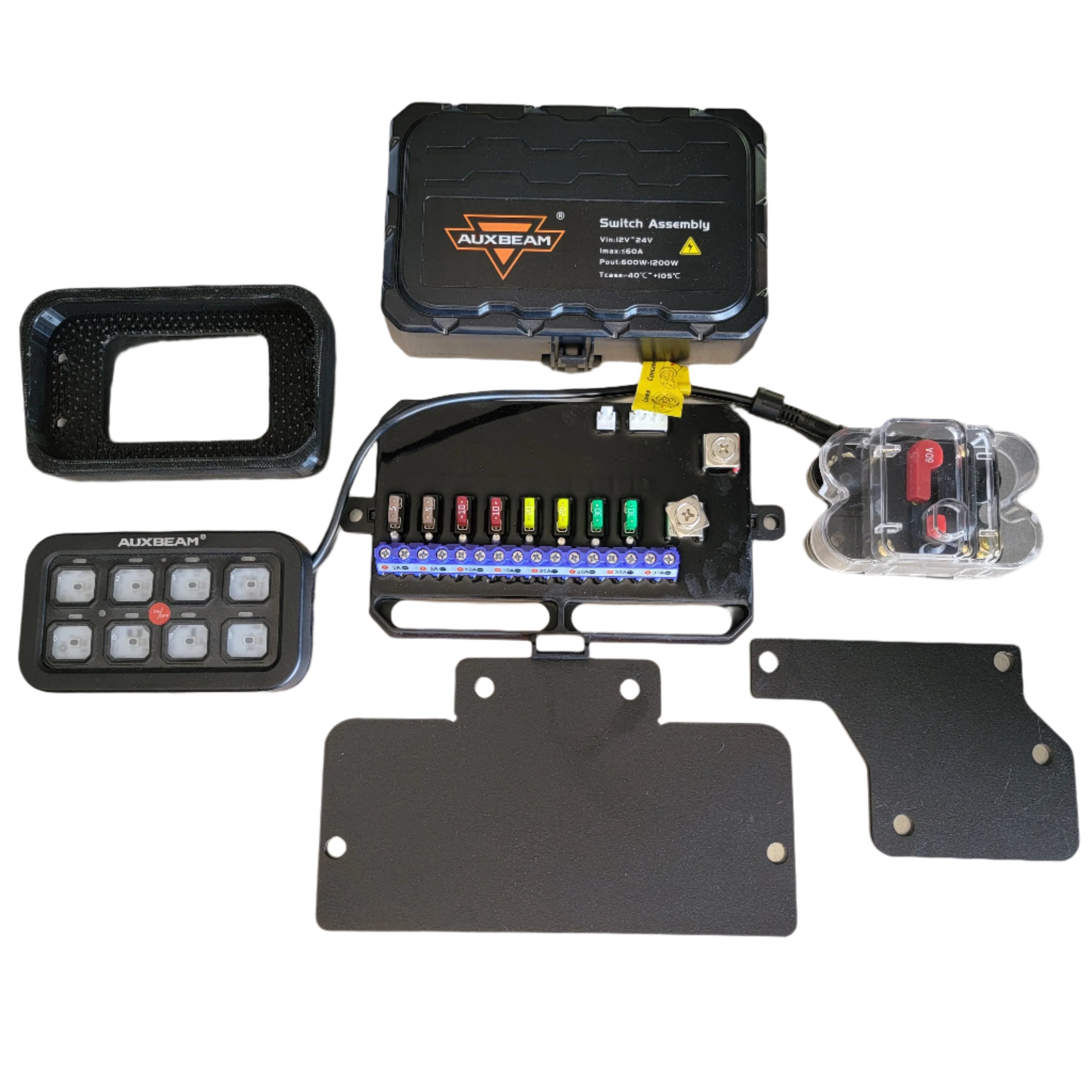 Can-Am Maverick R Auxbeam AR-800 Switch Panel Complete Installation Kit by Fastlab