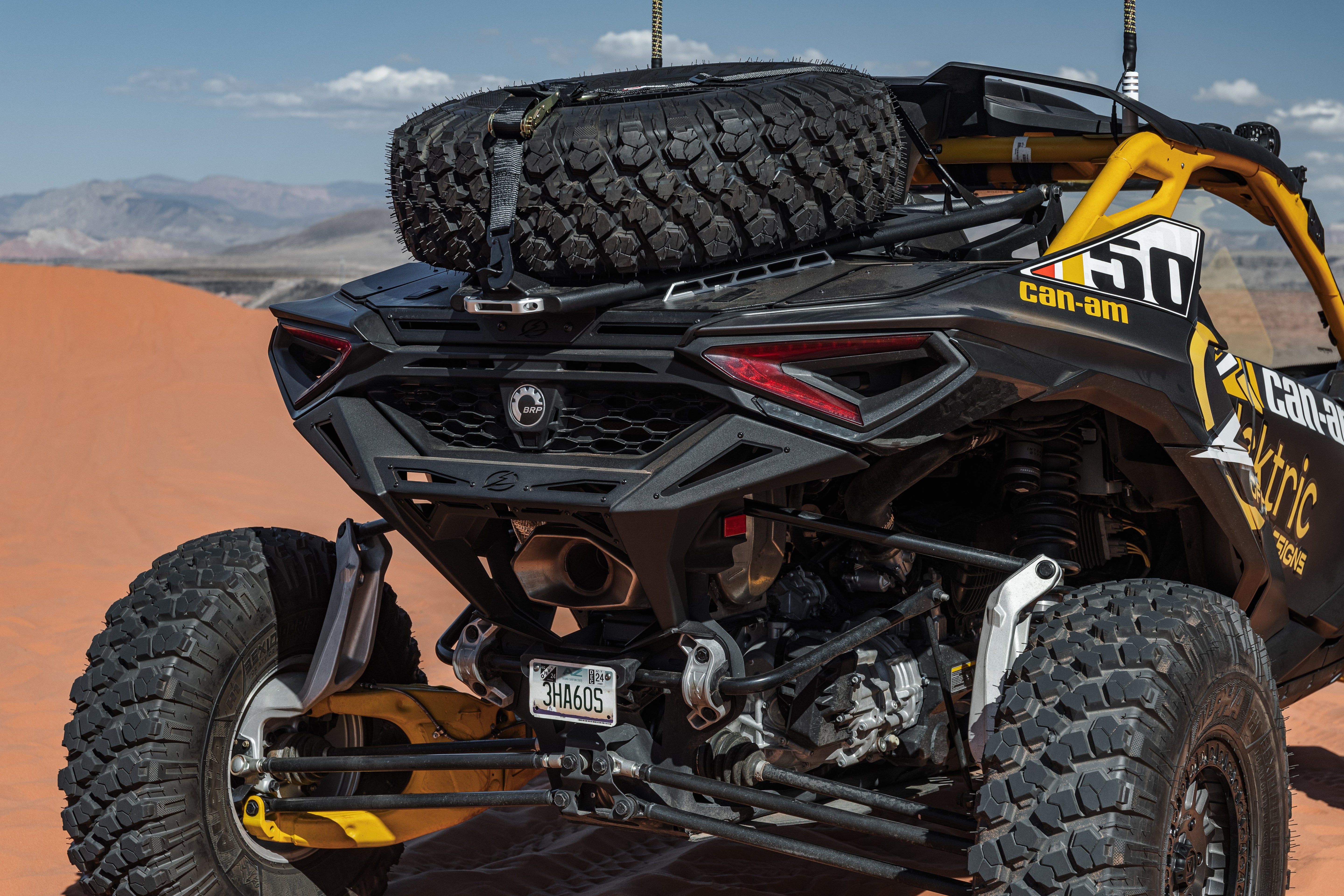 2024 to Current Can-am Maverick R Volt Tire Rack for Volt Baja Box