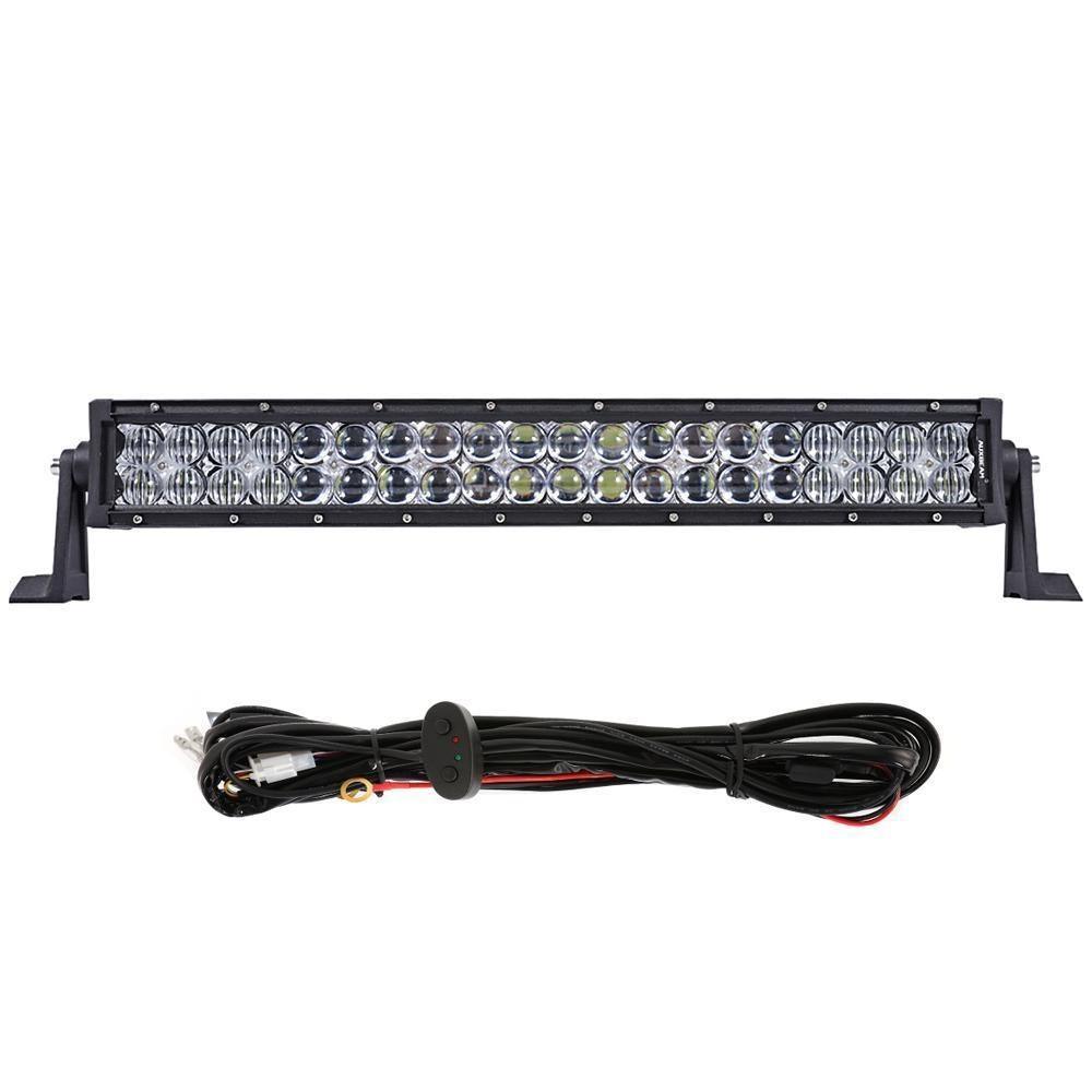 22 inch 5D Series Straight/Curved Combo Beam Double Row LED Light Bar for SUV ATV UTV Trucks Pickup Boat