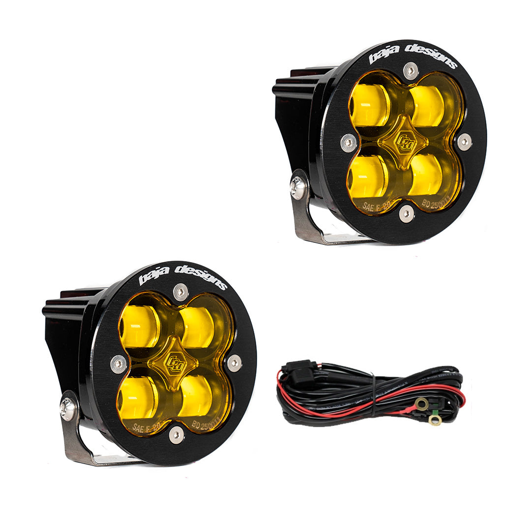 Squadron-R SAE Pair LED Spot Amber Baja Designs