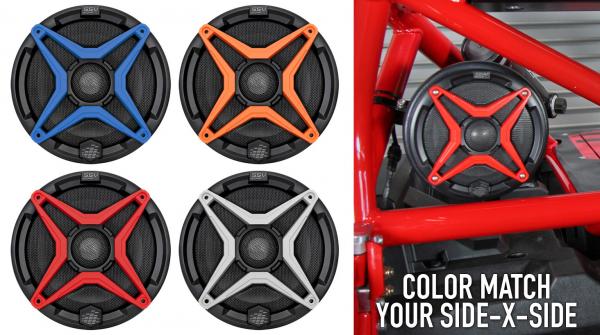 Interchangeable Color Grilles for SSV Works 6.5" Speaker (1 Pair)