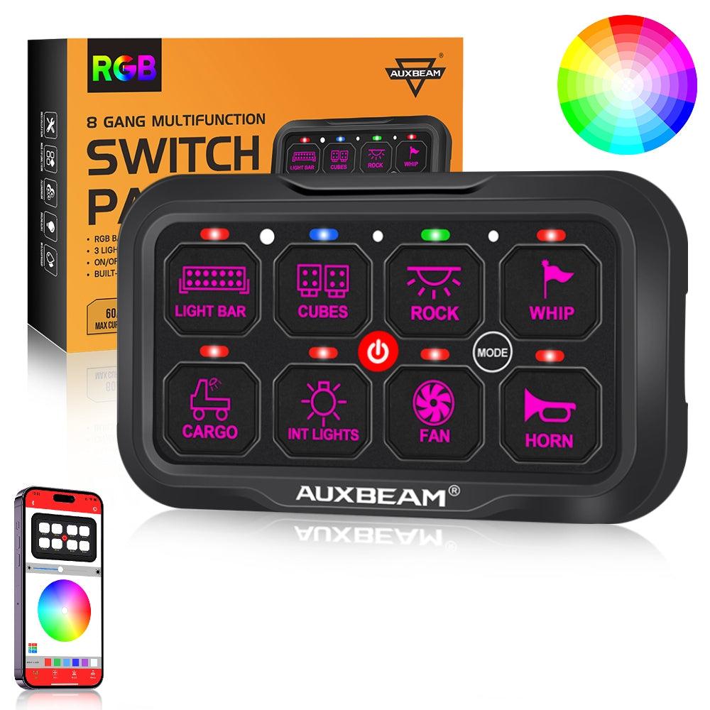 AUXBEAM AR-800 RGB Switch Panel, Off Road Lights Controller