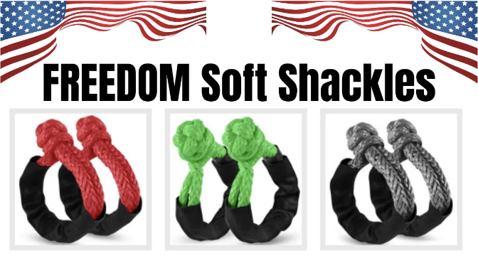 Freedom Ropes 1/2" Synthetic Soft Shackles