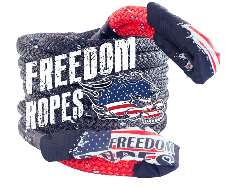 Freedom Ropes 1.25"x30' Kinetic Energy Rope Kit (includes 1.25"x30' Freedom Rope, 2 Soft Shackles, and a bag)