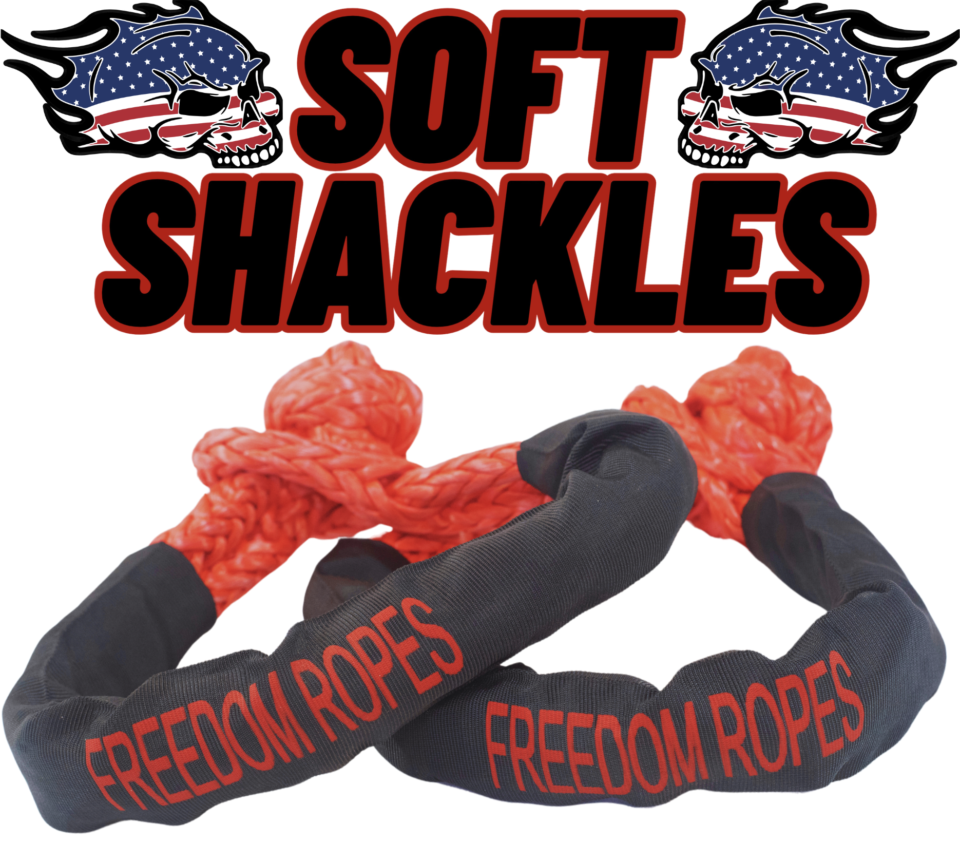 Freedom Ropes 1.25"x30' Kinetic Energy Rope Kit (includes 1.25"x30' Freedom Rope, 2 Soft Shackles, and a bag)