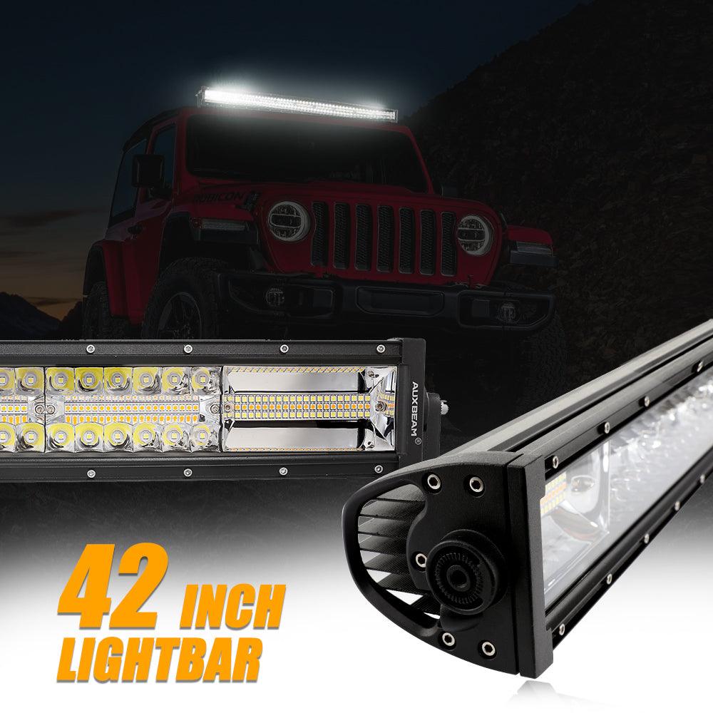 6 Modes Series Amber and White LED Light Bars