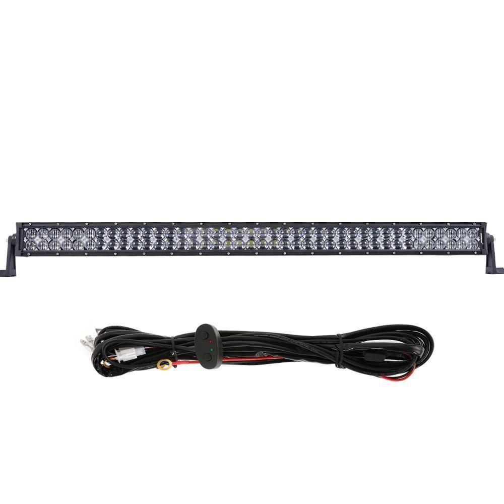 42 inch 5D Series Straight/Curved Combo Beam Double Row LED Light Bar for SUV ATV UTV Trucks Pickup Boat