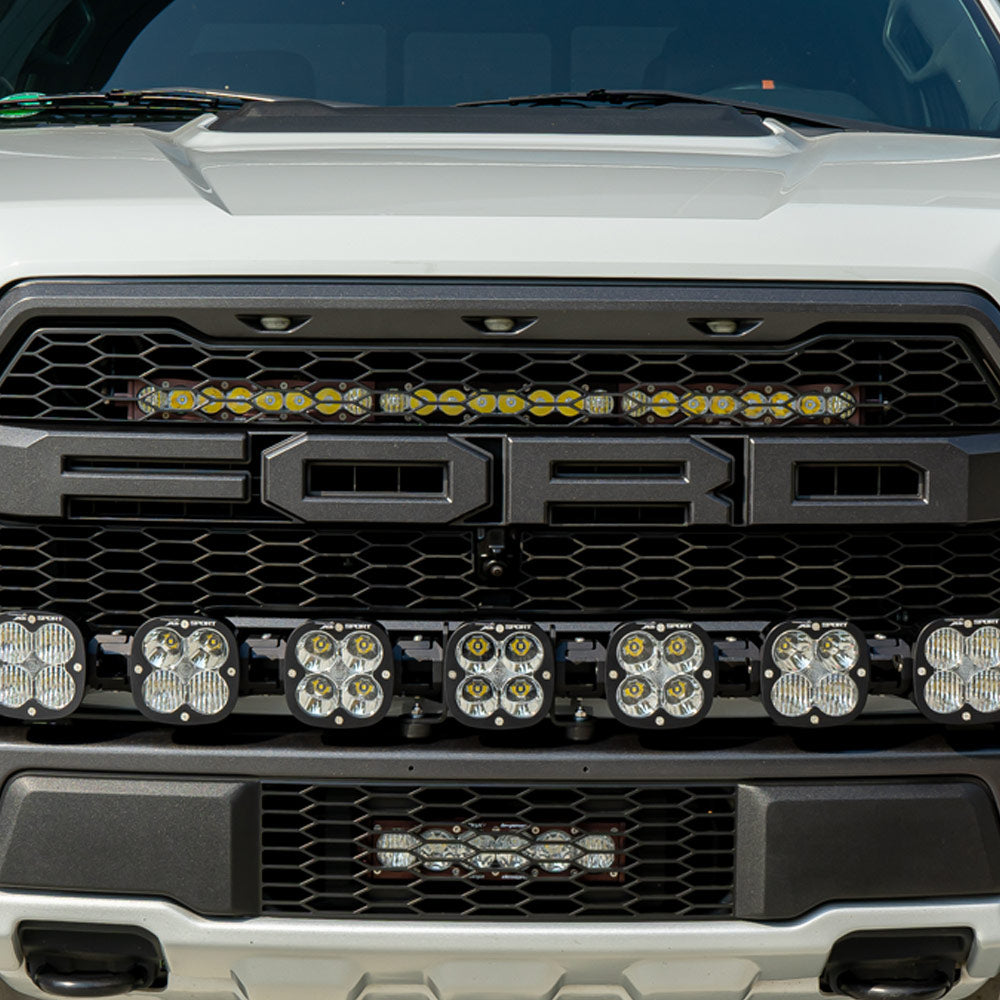 17-20 Ford Raptor 30 Inch S8 Grille LED Light Bar Kit Baja Designs