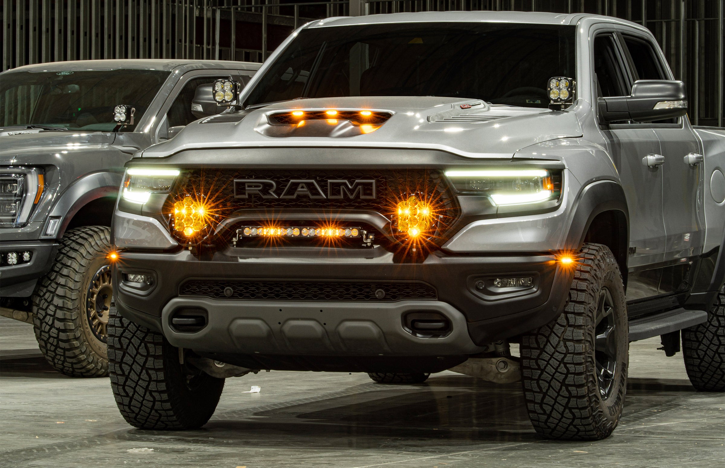 Ram 1500 TRX 21-On 20 Inch S8 Grill Kit Baja Designs