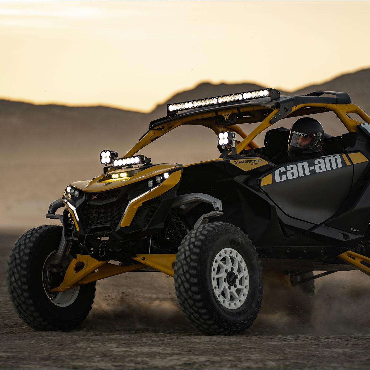 Can-Am, Maverick R, 40 Inch OnX6+ Roof Mount Kit Baja Designs