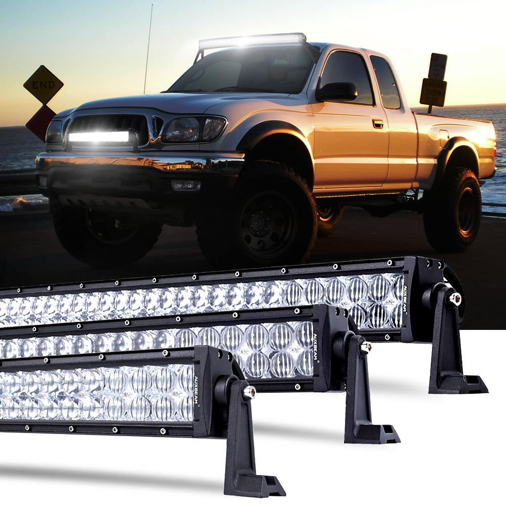 22 Inch-52 Inch 5D Series Straight/Curved Combo Beam Double Row LED Light Bar for 2004 Toyota Tacoma