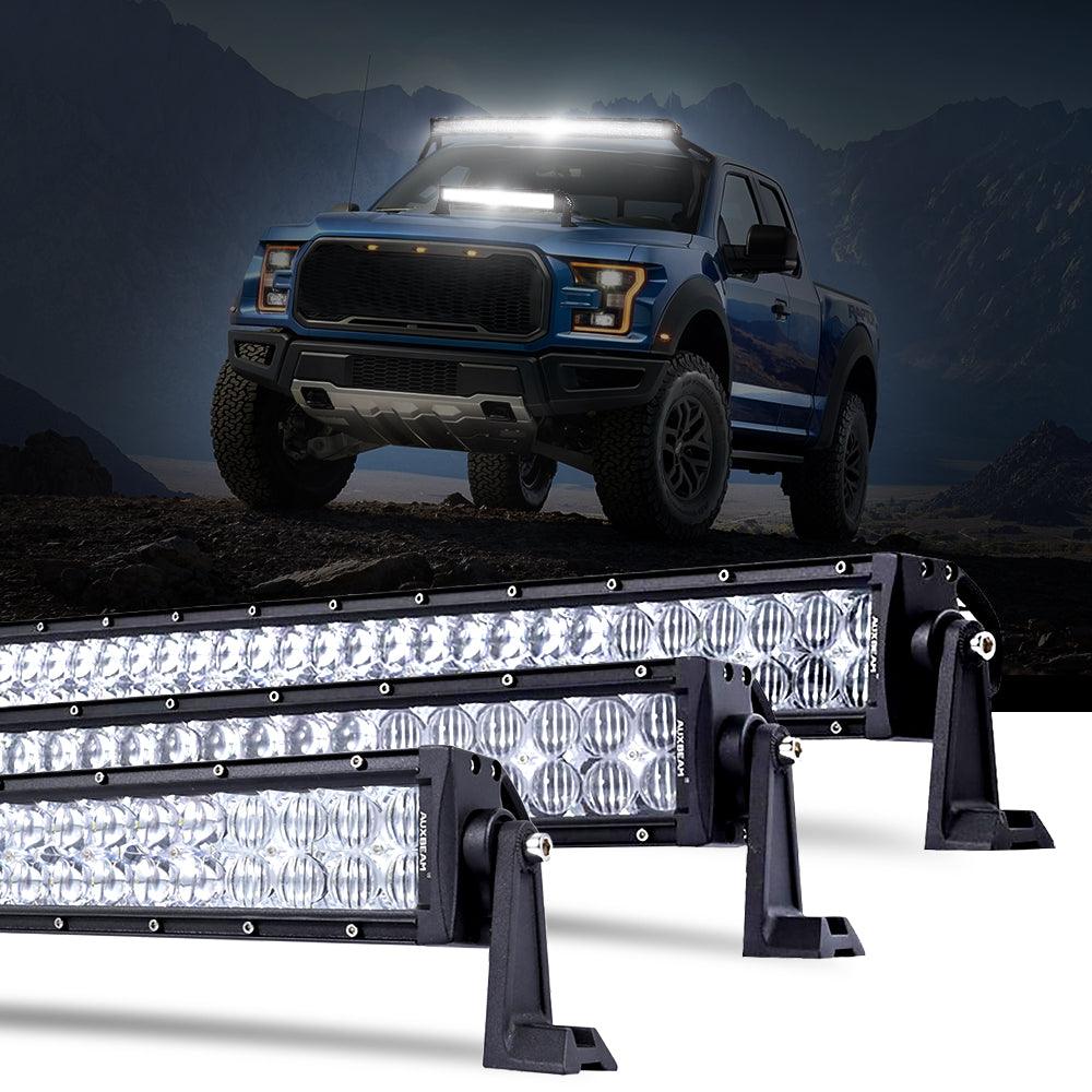 22 Inch-52 Inch 5D Series Straight/Curved Combo Beam Double Row LED Light Bar for 2016 Ford F150