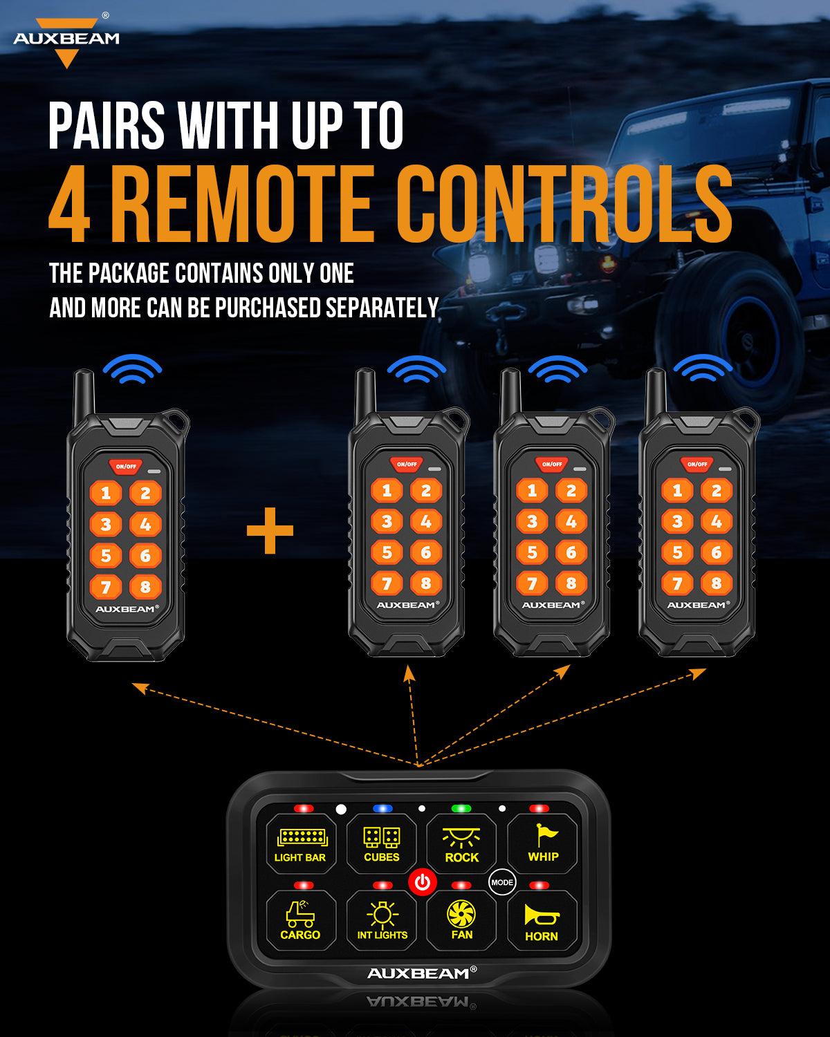 8 Gang Wireless Remote Control Only for RC-800/RA84 Switch Panel