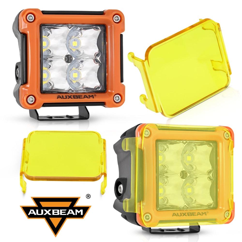 3" 40W LED Pods Light Spot/Flood Multicolor frame with wiring harness for JEEP