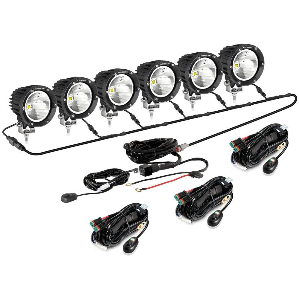 C4 Series | 4 Inch 100W Spot Round LED Pods White LED Driving Lights