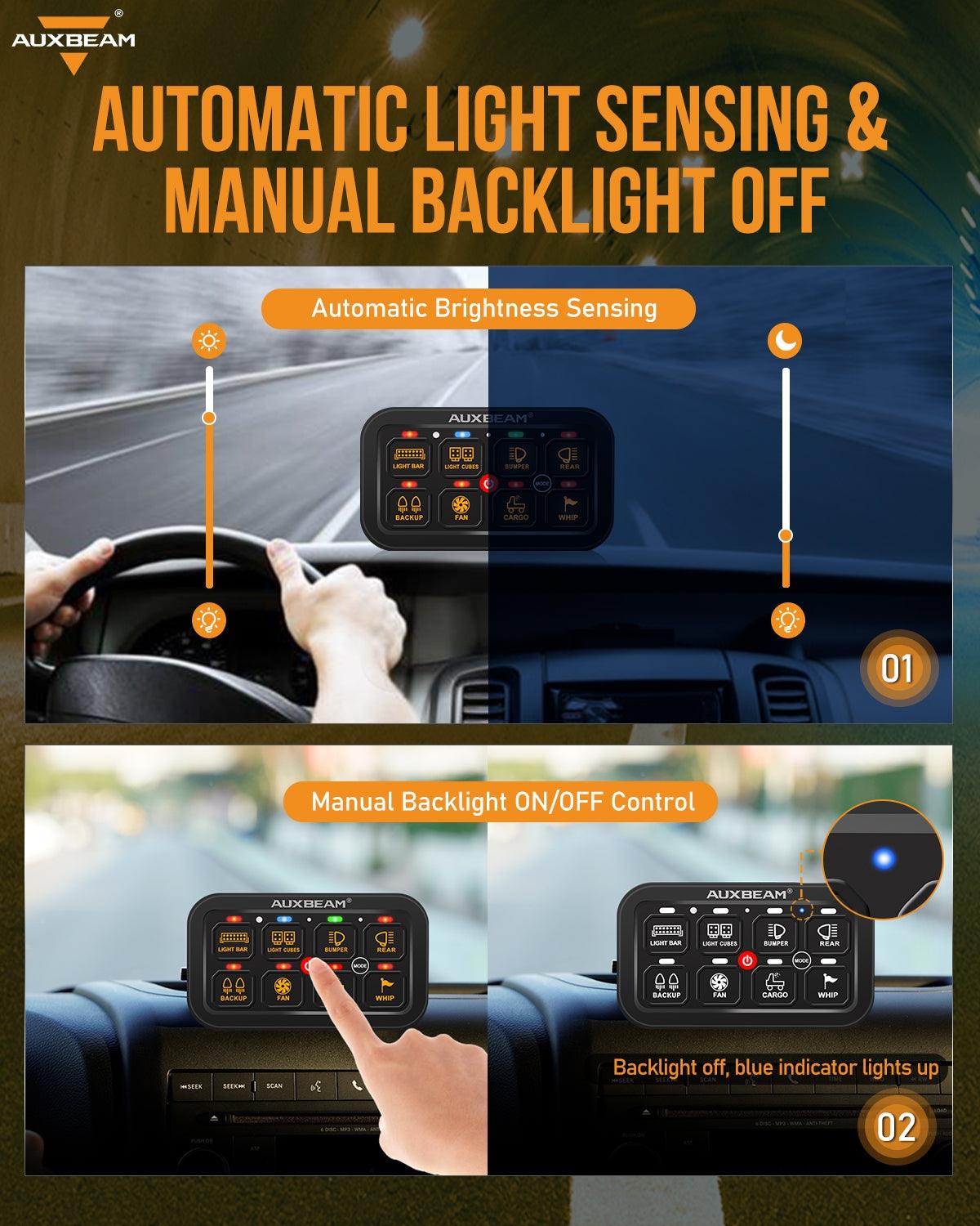 RA80 RGB Switch Panel, Toggle/ Momentary/ Pulsed Mode Supported (One-Sided Outlet)