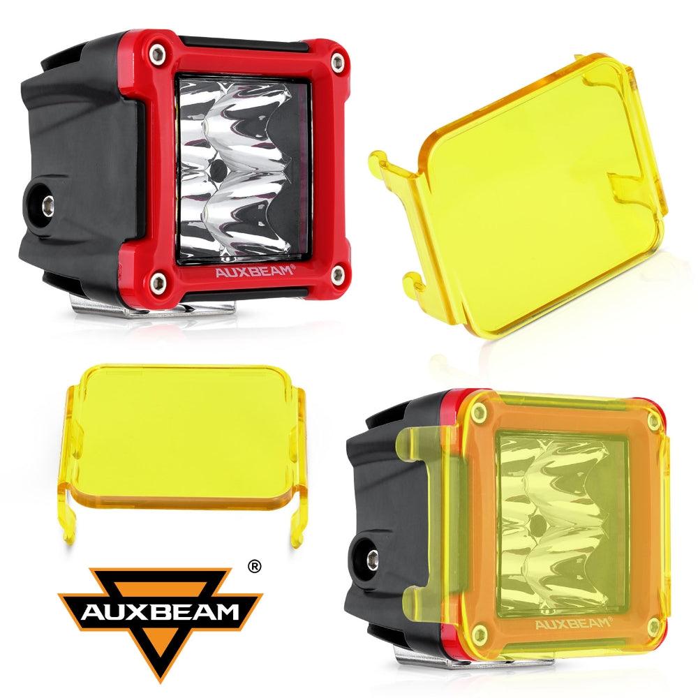 3" 40W LED Pods Light Spot/Flood Multicolor frame with wiring harness for JEEP