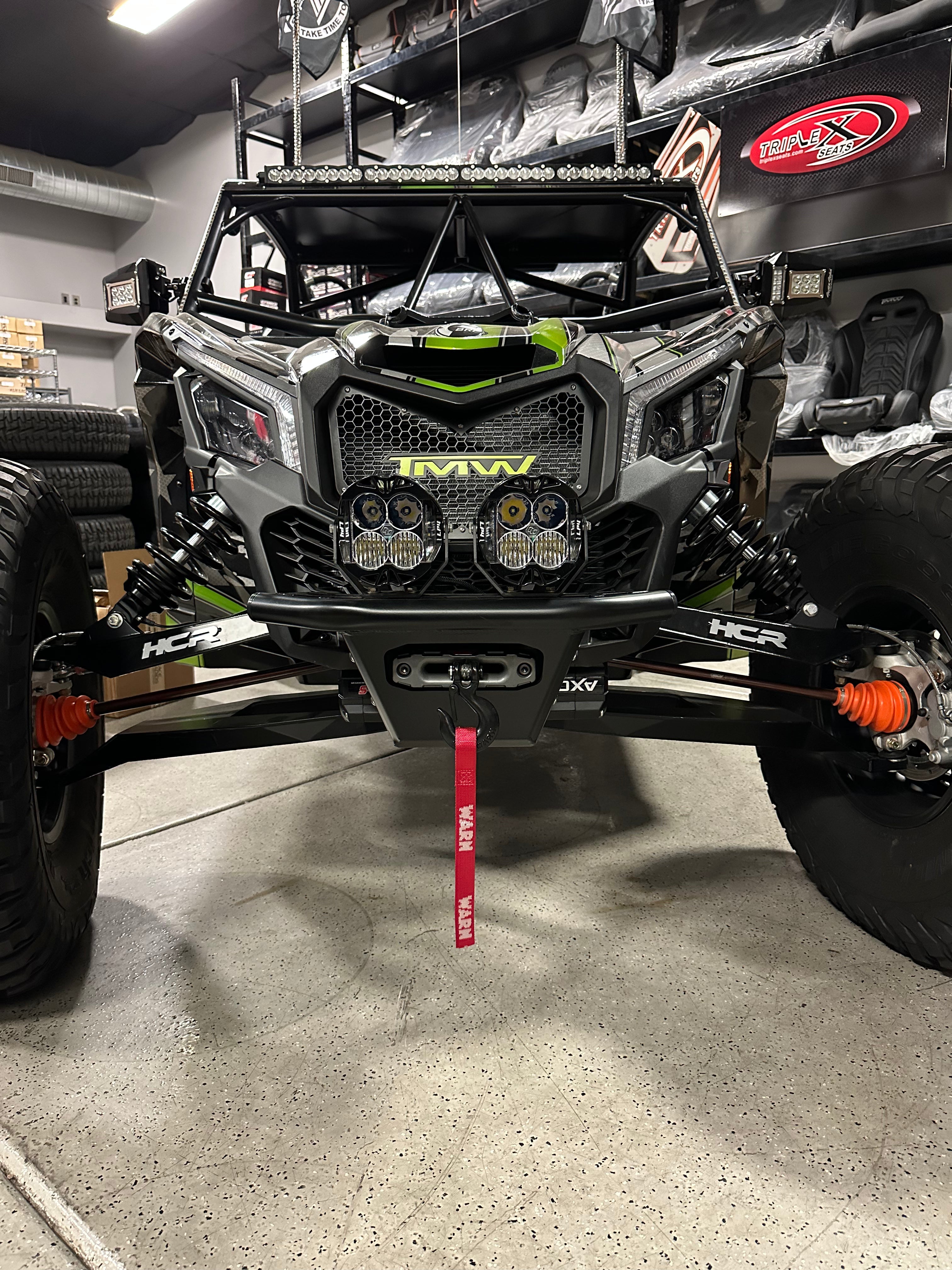 TMW X3 Winch bumper Warn Axon 5500 combo