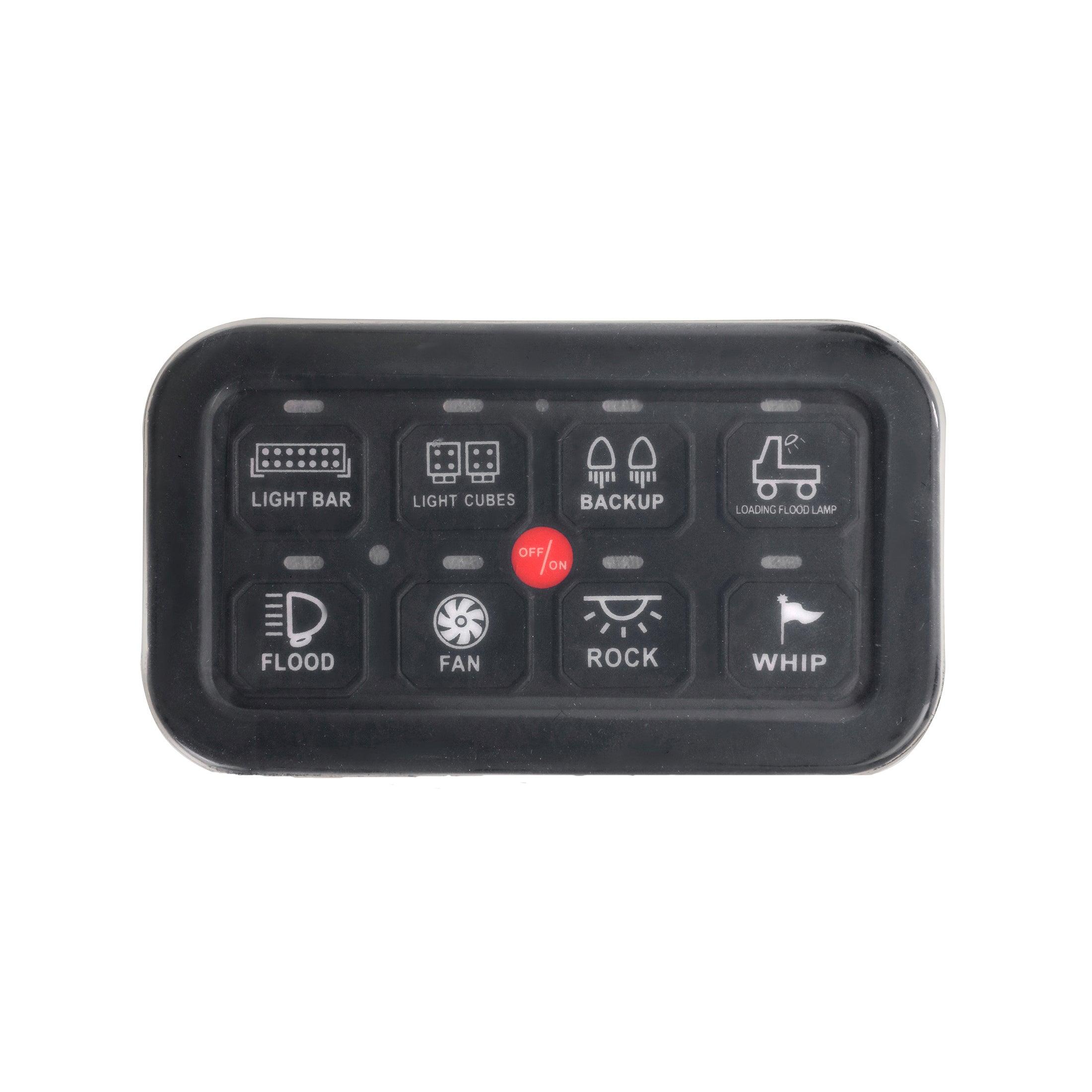 Waterproof Silicone Cover for 8 Gang Switch Panel