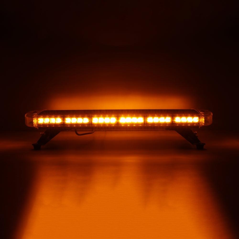 31.5" Rooftop Strobe Flashing Light Bar with Mounting Brackets 20 Flashing Modes Emergency Safety Warning Caution Beacon Lights