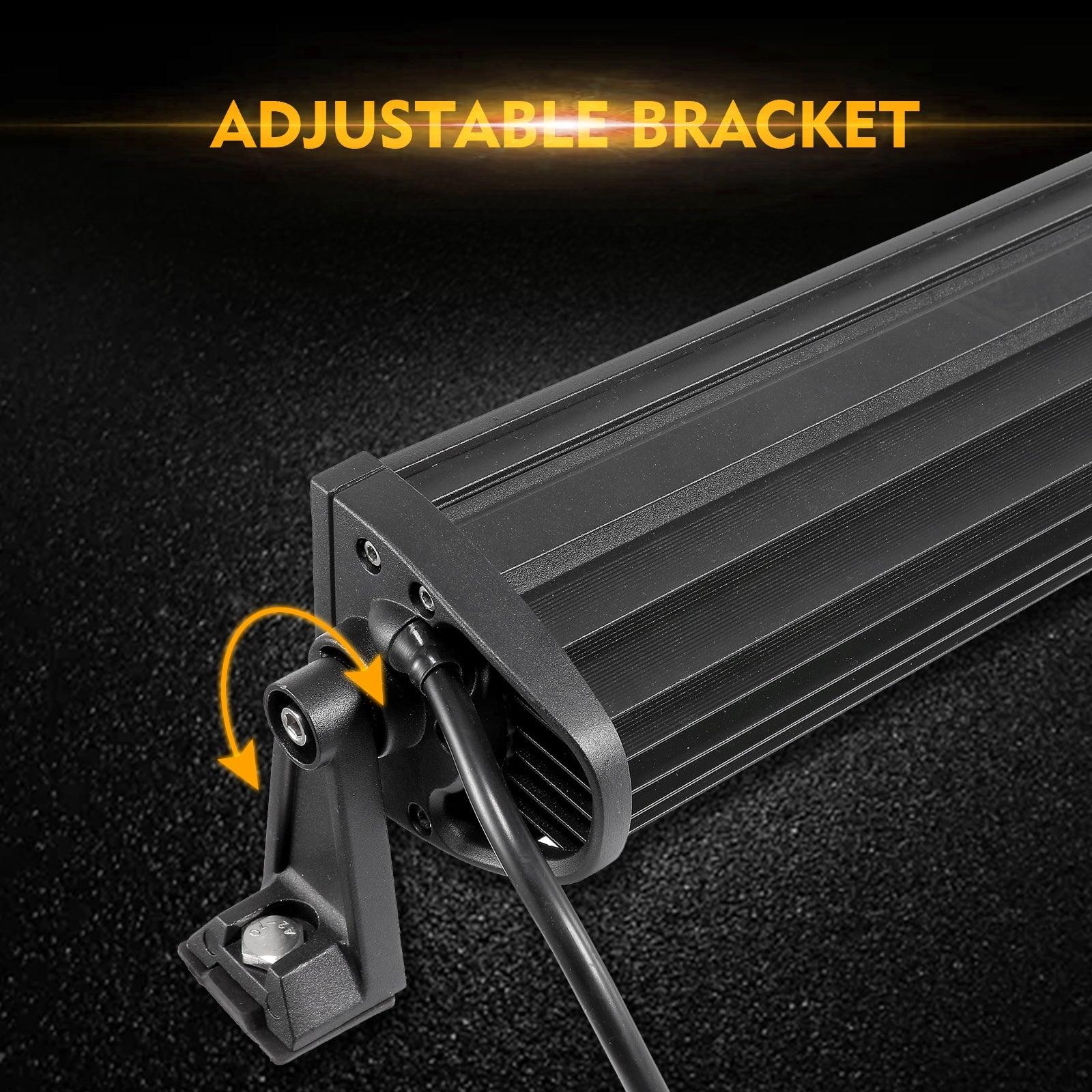 6 Modes Series 22 Inch/30 Inch/42 Inch/50 Inch White&Amber LED Light Bars