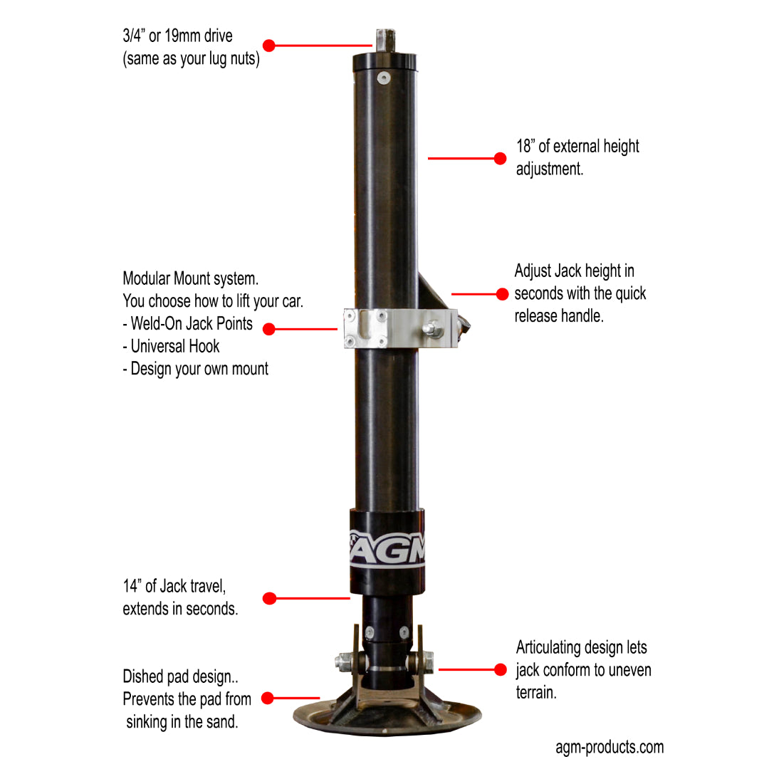 Manual Jack with Universal Hook AGM