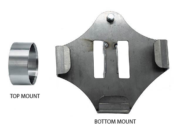 ATV/UTV Jack Mount Weld On Manual Jack Chassis Mount Kit Universal 2 Mounts Included AGM Products