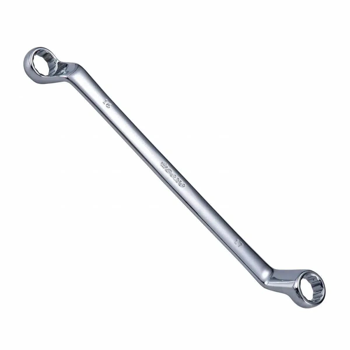 BoxoUSA 16-17mm Metric 12-Point Box End Wrench 75º Offset WR1732-1617