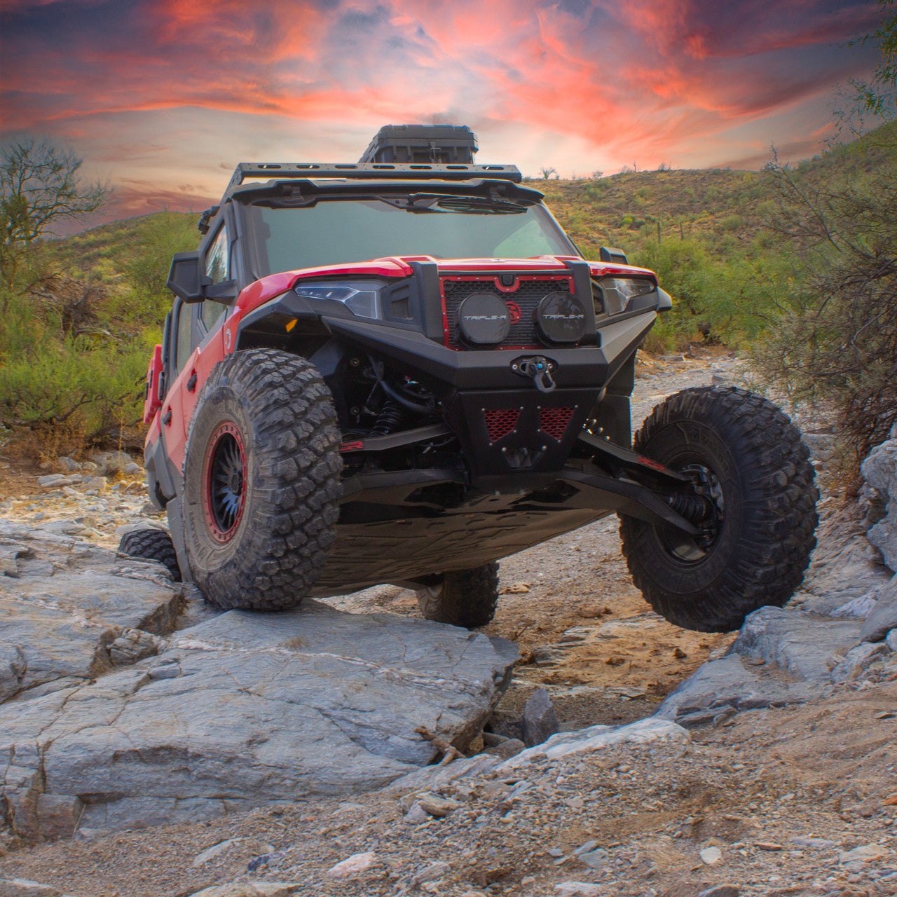 SDR Polaris Xpedition X-Plorer Front Bumper and Winch Mount