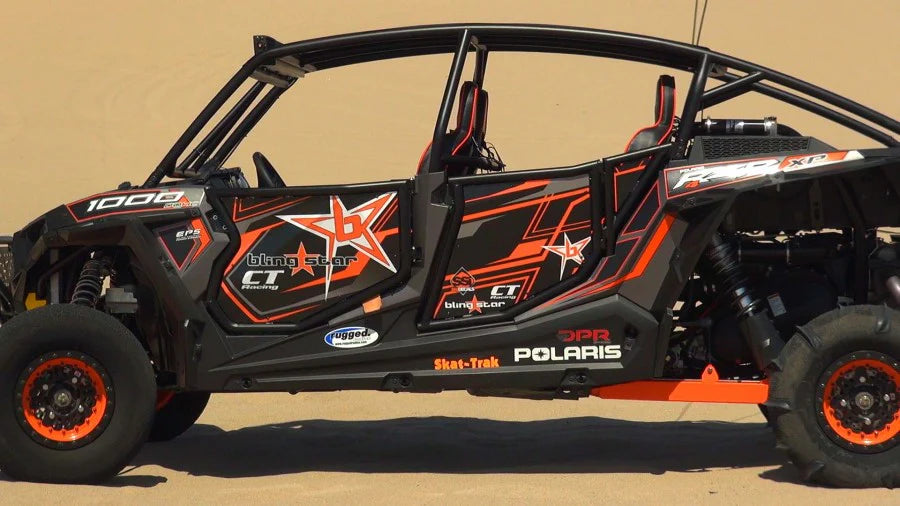 Blingstar Black Suicide Doors - 2014-20 Polaris RZR XP 4 1000