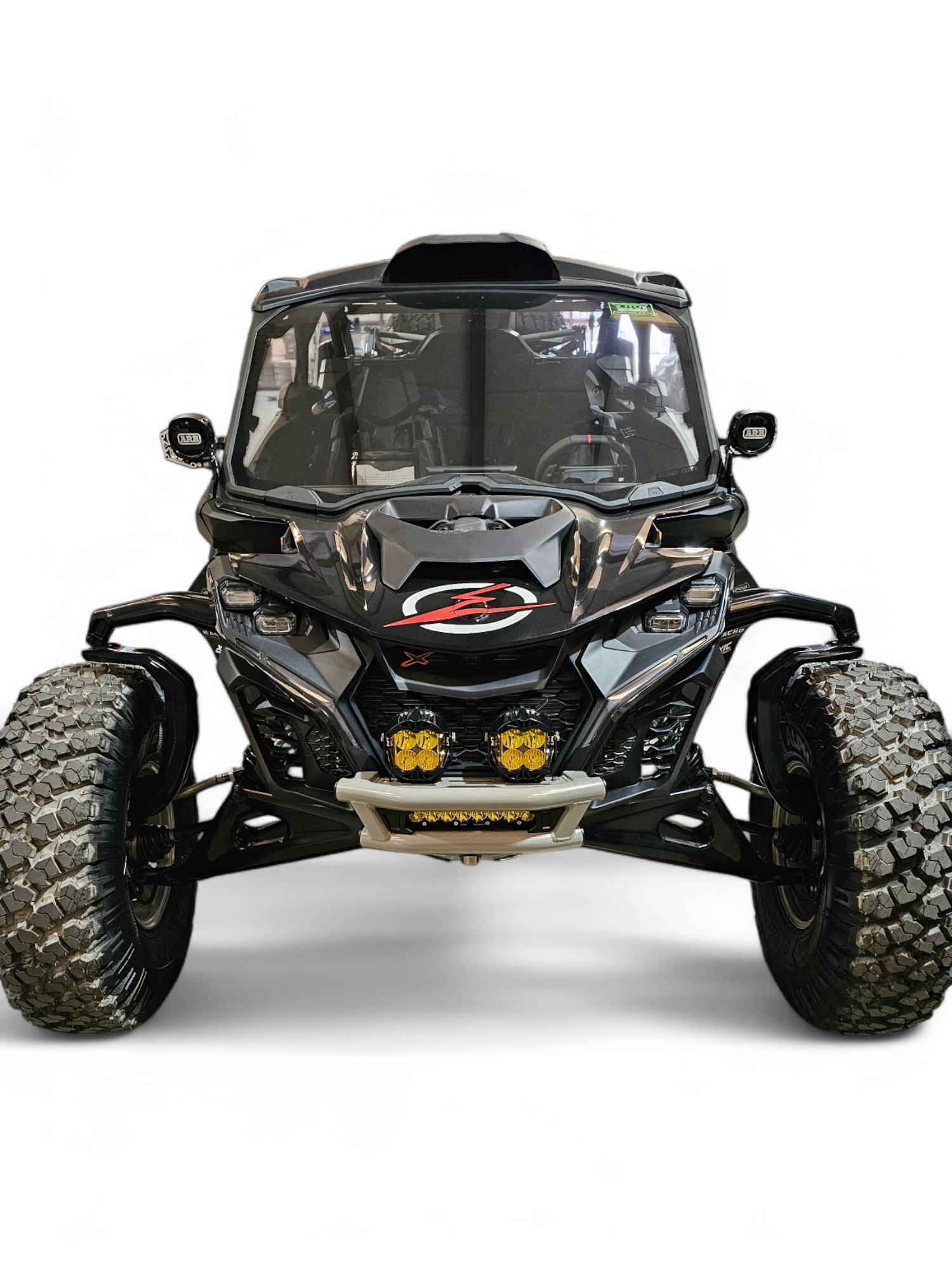 2024 + Can-Am Maverick R Amp front winch bumper