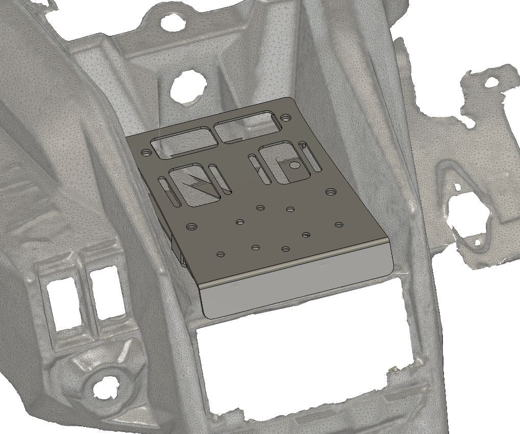 StayFlush Canam X3 Dash Device Mount