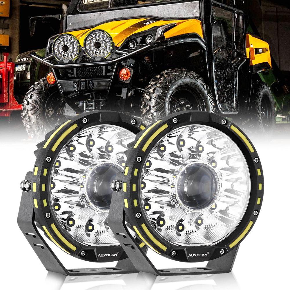 (2pcs/set) 7 Inch 230W 33332LM 360-PRO Series LED Driving Lights+Amber/Black Covers(Optional) for ATV UTV SIDE BY SIDE 4X4