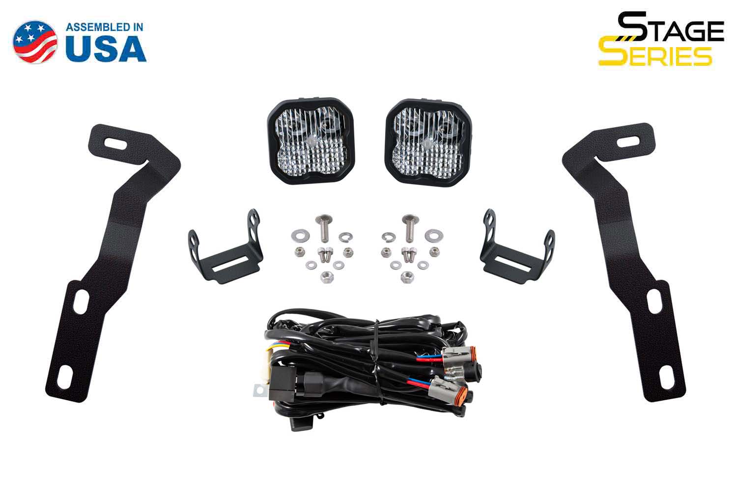 Stage Series Ditch Light Bracket Kit for 2016-2021 Toyota Tacoma