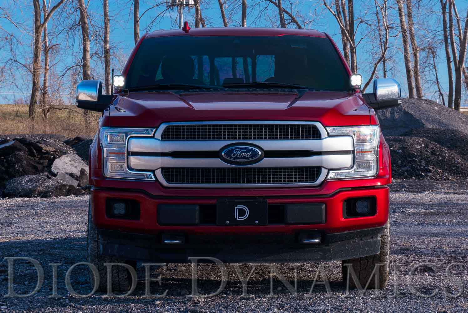 SS3 LED Ditch Light Kit for 15-20 Ford F-150 Bracket Only Diode Dynamics