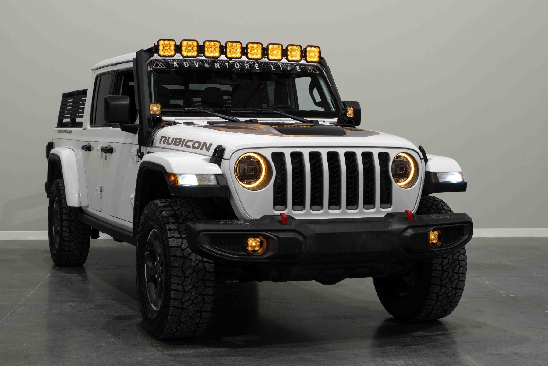 Jeep JL SS5 Sport CrossLink Windshield White Combo Lightbar Kit Diode Dynamics