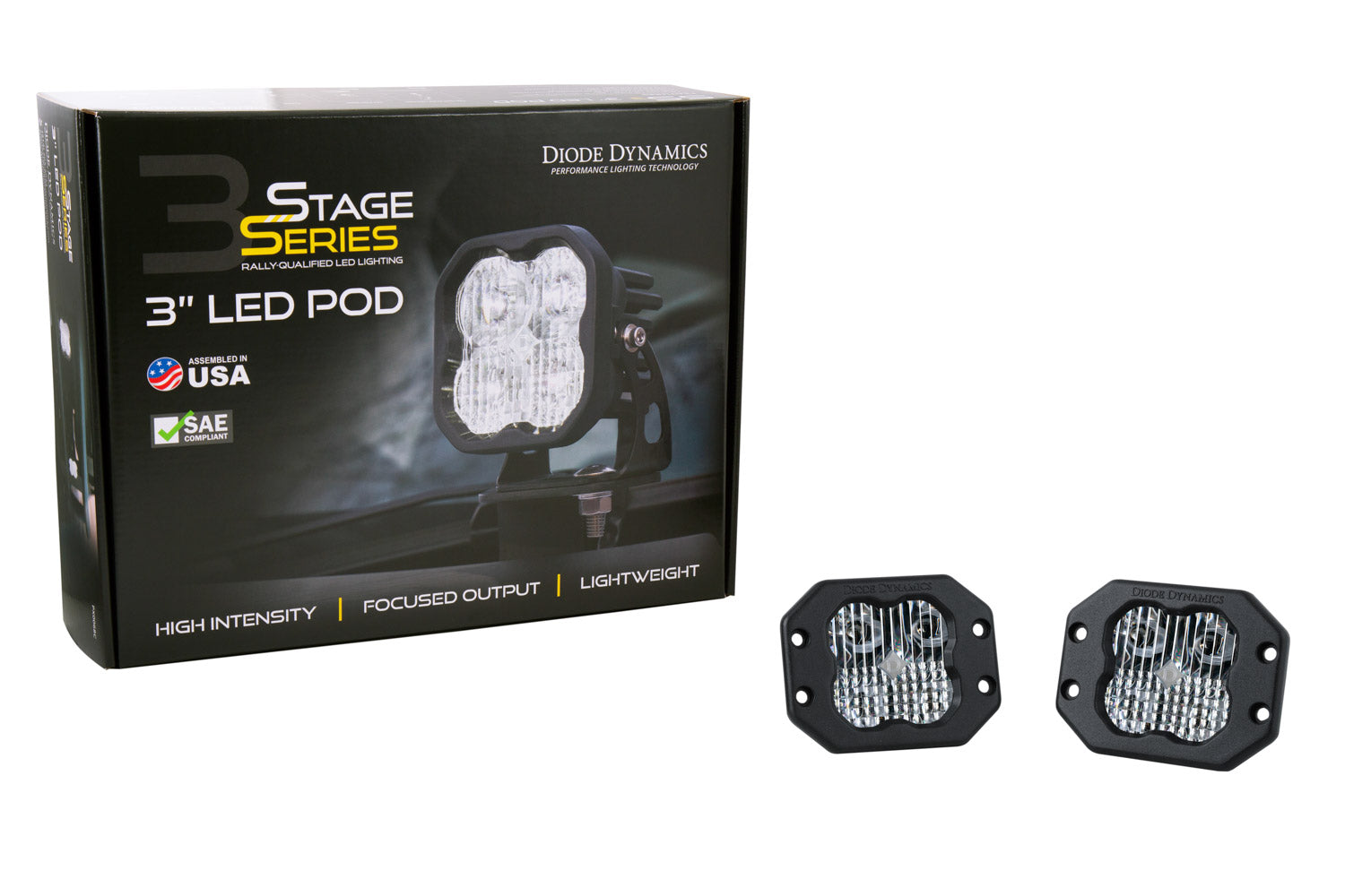 SS3 Pro RBL White Flood Flush Pair Diode Dynamics