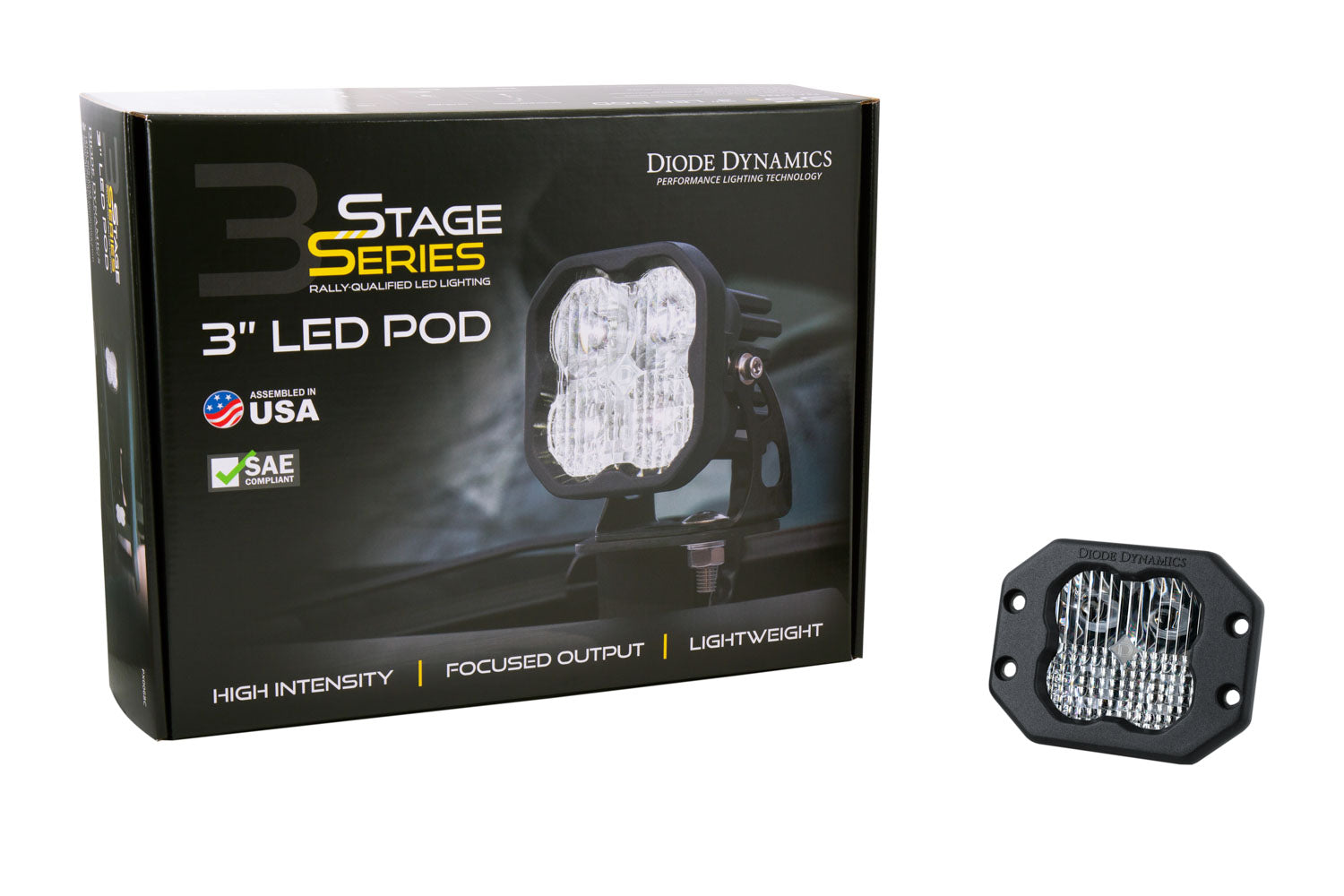 SS3 Pro RBL White Flood Flush Single Diode Dynamics