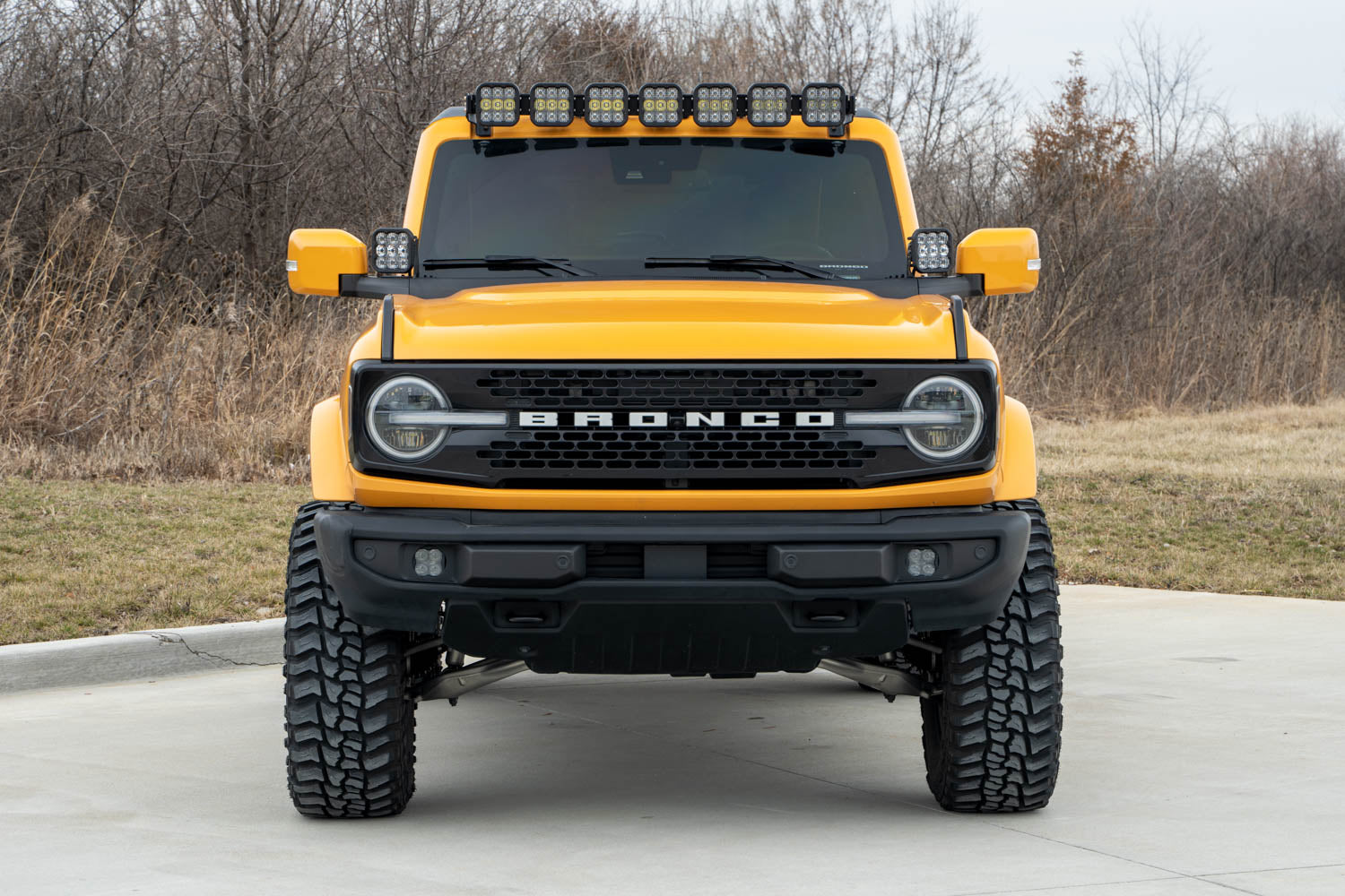 Bronco SS5 Sport CrossLink Windshield White Combo Lightbar Kit Diode Dynamics