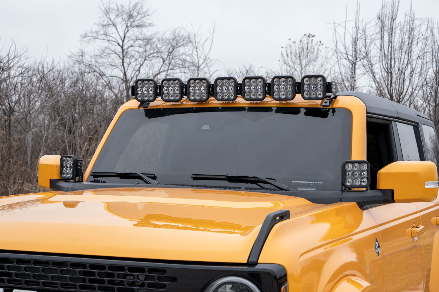 Bronco SS5 Sport CrossLink Windshield Yellow Combo Lightbar Kit Diode Dynamics