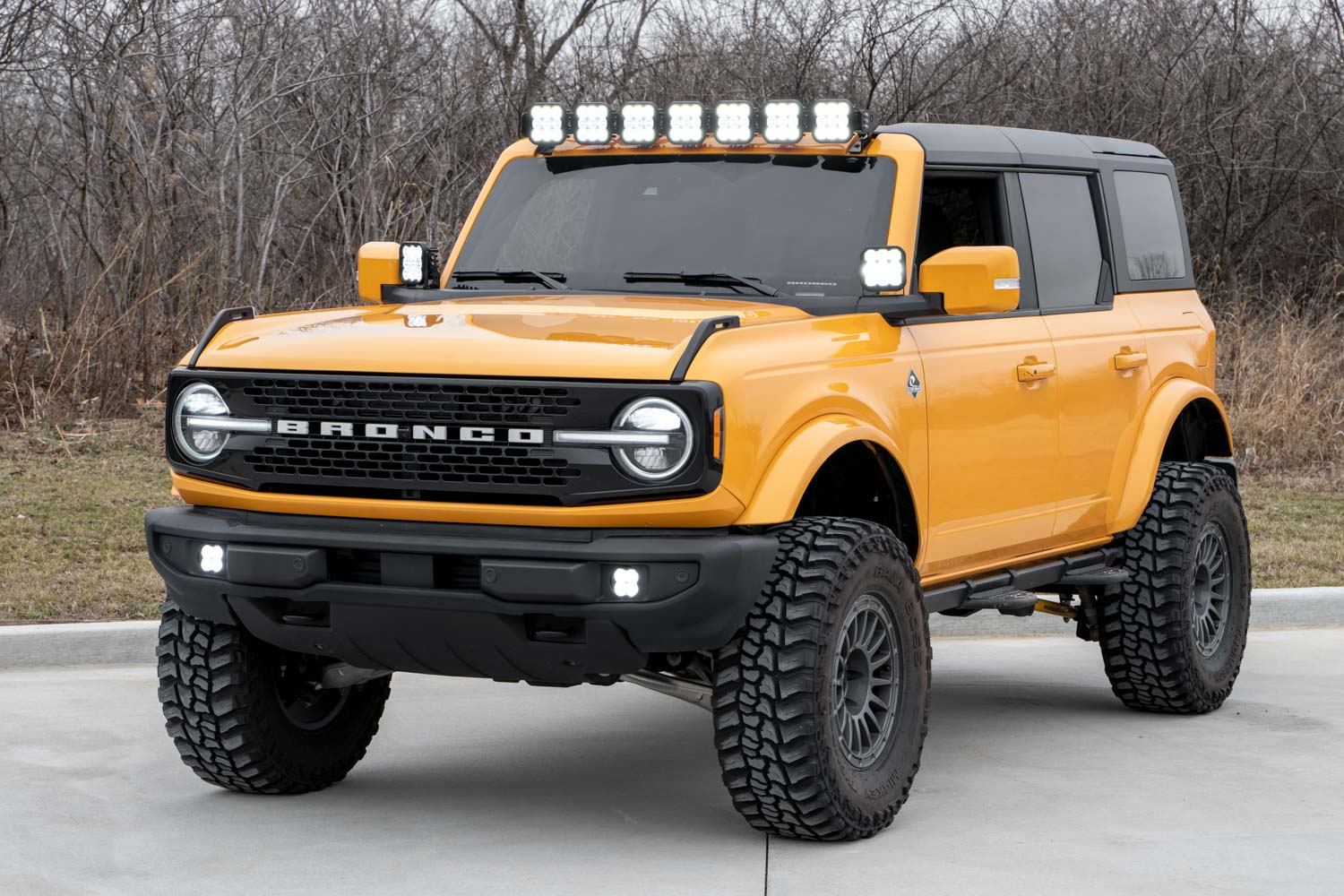 Bronco SS5 Sport CrossLink Windshield Yellow Combo Lightbar Kit Diode Dynamics