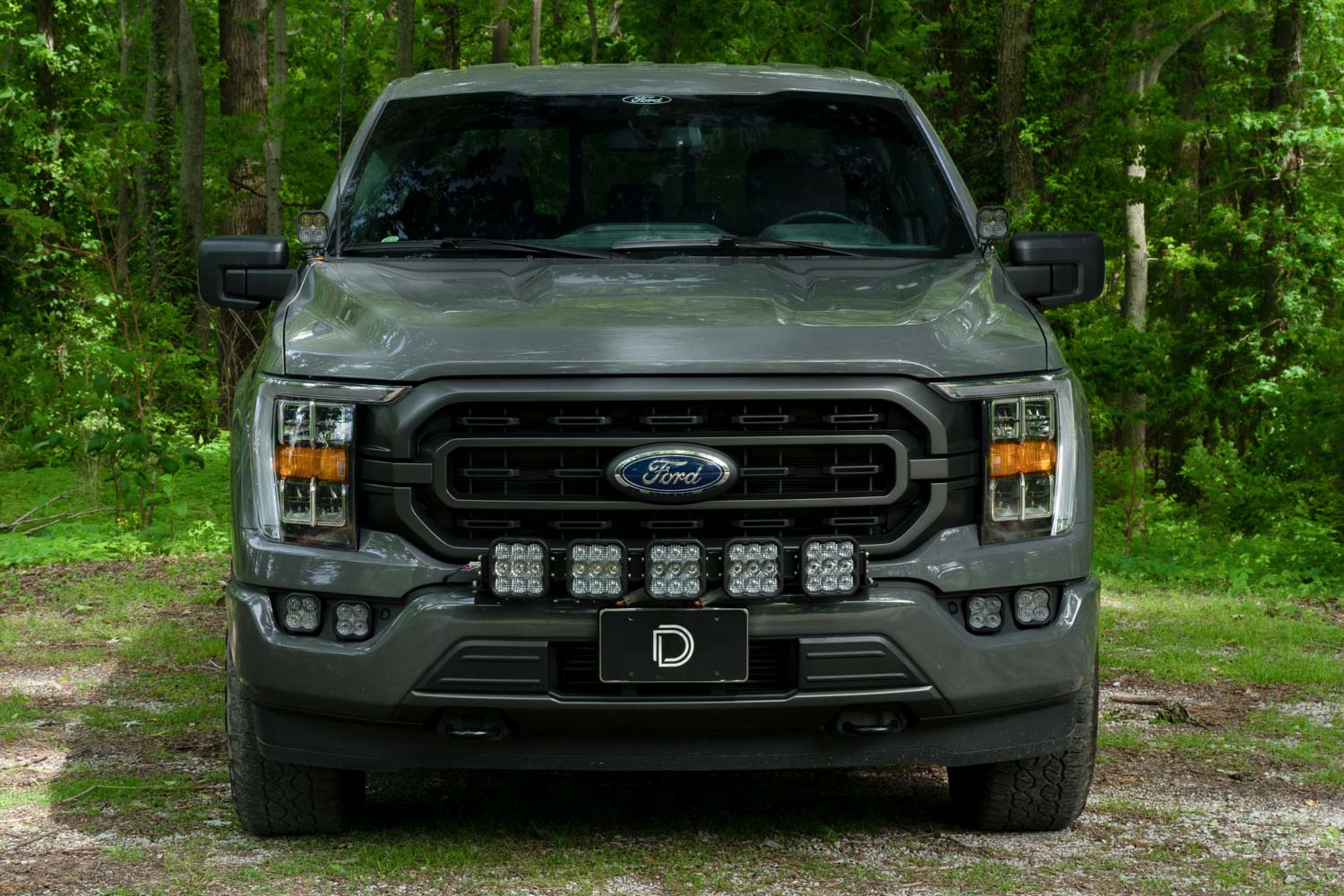 SS5 Grille CrossLink Lightbar Kit for 2021-2022 Ford F-150, Sport White Combo Diode Dynamics